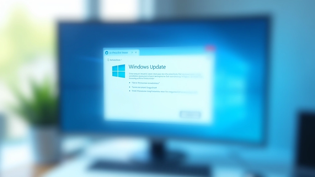 Notificação do Windows Update sobre disponibilidade de atualização
